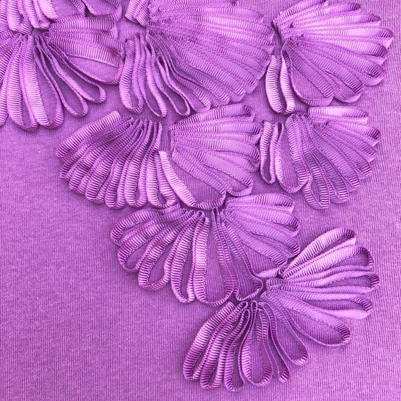 Petite Talbots purple top - Picture 2 of 5